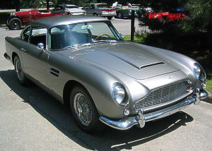 1965 Aston Martin DB5 coupe. Photograph taken at a 2003 Aston Martin Owners Club event.