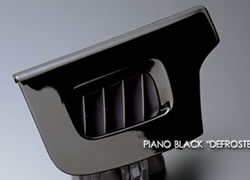 プリウス30系　ピアノブラック デフロスター